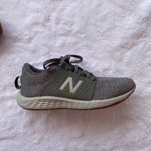 New Balance Fresh Foam Boy's Running Shoes.  Size 3.  Gray Silver Color